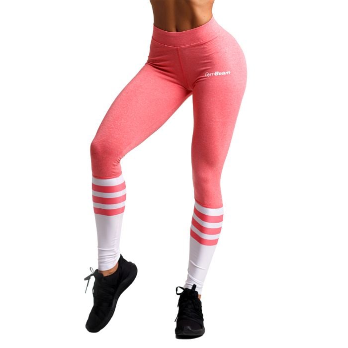 Damskie Legginsy String Pink - GymBeam M