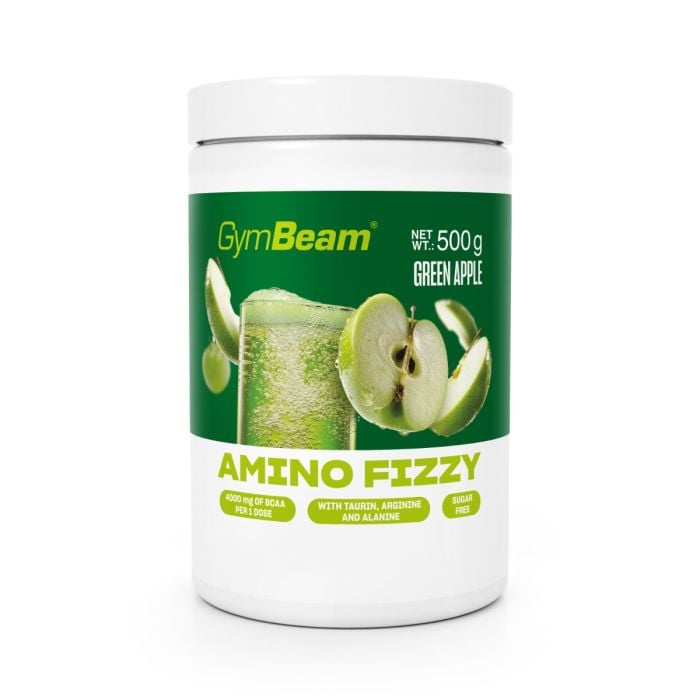 Amino Fizzy - GymBeam 500 g - niebieska malina