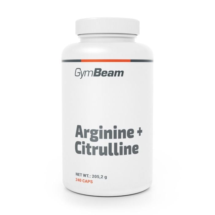 Arginina + Cytrulina - GymBeam 240 kaps