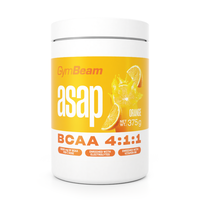 ASAP BCAA - GymBeam 375 g - zielone jabłko