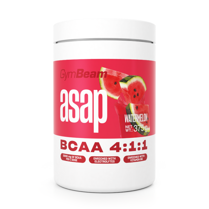 ASAP BCAA - GymBeam 375 g - zielone jabłko