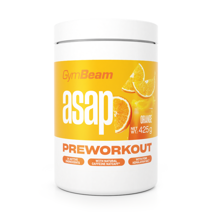 Przedtreningówka ASAP - GymBeam 425 g - pomarańczowy