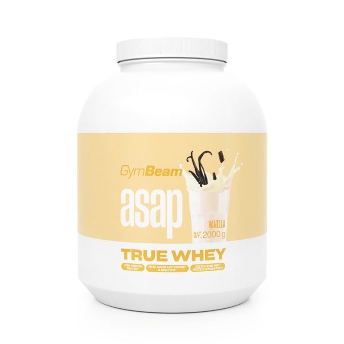 ASAP True Whey - GymBeam 900 g - wanilia