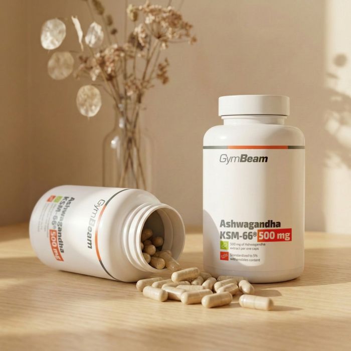 Ashwagandha KSM-66® 500mg - GymBeam 90 kaps