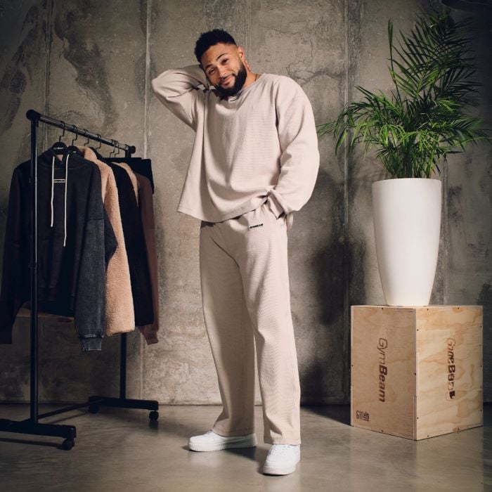 Spodnie dresowe Aura Grey - GymBeam L