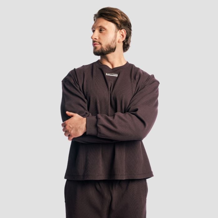 Bluza Aura Tee Brown - GymBeam L