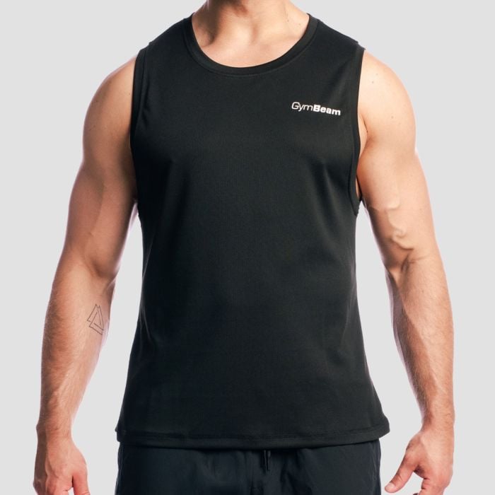 Tank top Base Mesh Black - GymBeam L