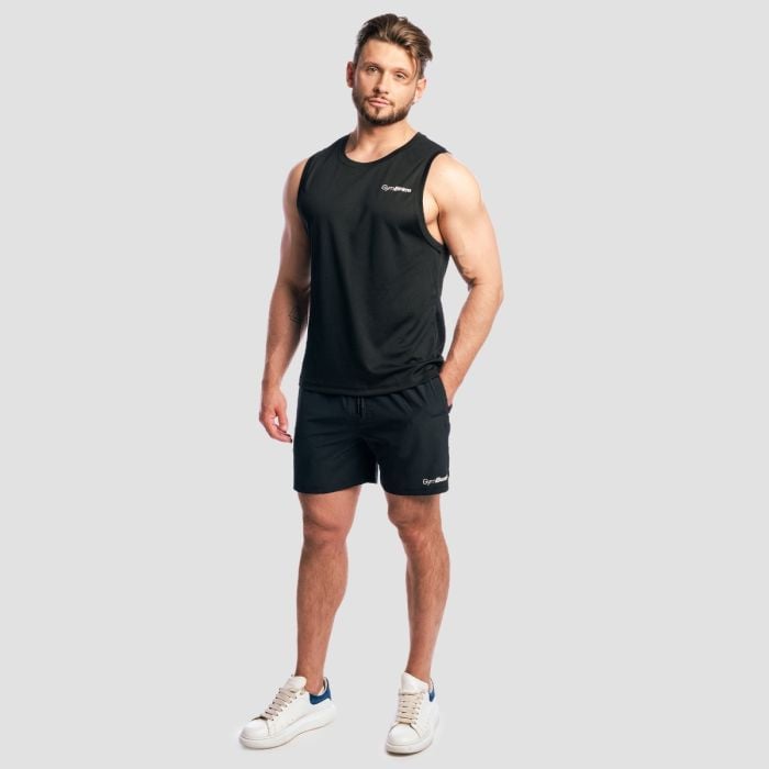 Tank top Base Mesh Black - GymBeam L