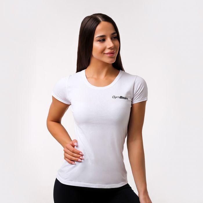Koszulka Basic White - GymBeam
