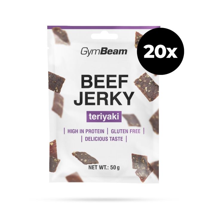 Suszona wołowina Beef Jerky - GymBeam 50 g - original