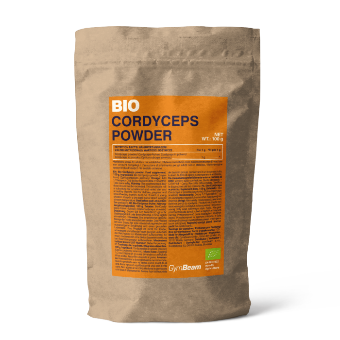 Bio Kordyceps w proszku - GymBeam 100 g