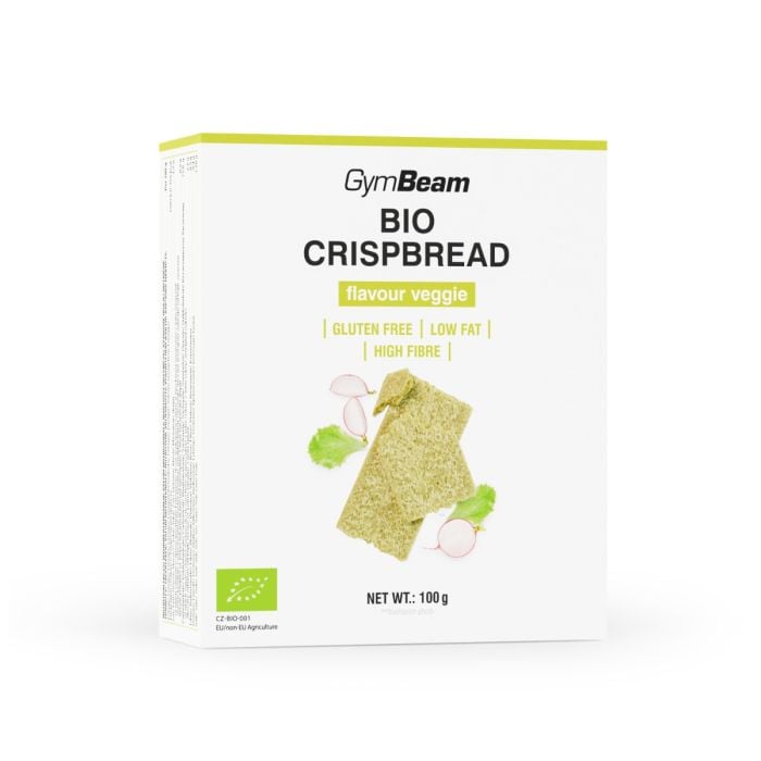 BIO Pieczywo chrupkie - GymBeam 100 g - veggie