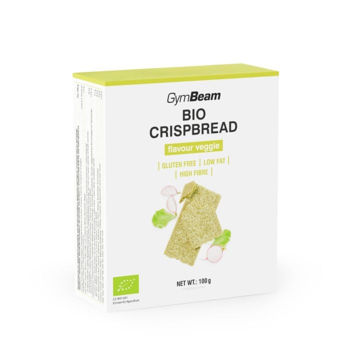 BIO Pieczywo chrupkie - GymBeam 100 g - veggie
