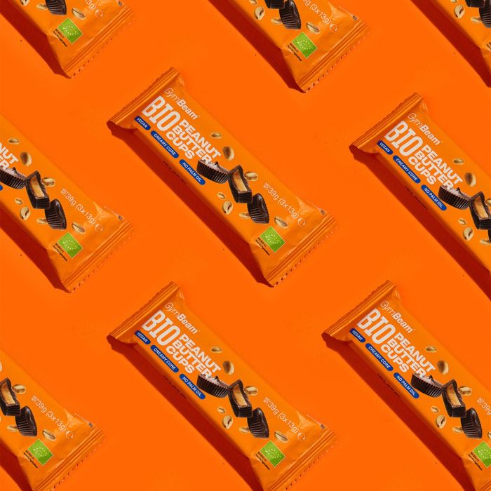 BIO Czekoladowe kubeczki z masłem orzechowym - GymBeam 39 g