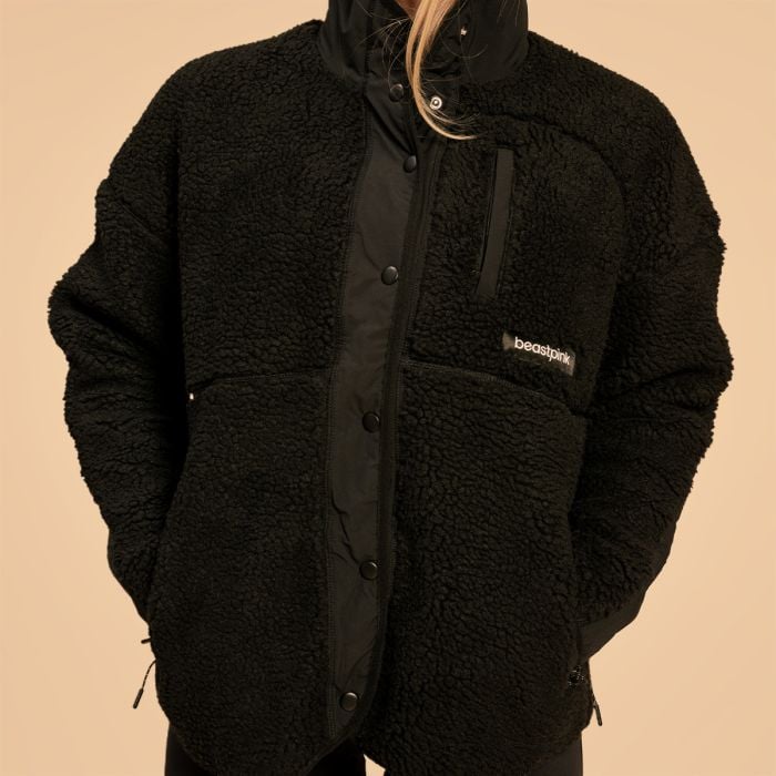 Damska Kurtka Bliss Black - BeastPink S