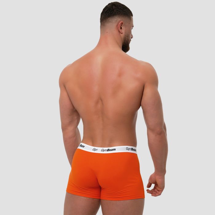 Męskie bokserki Essentials 3-pak Orange - GymBeam XL