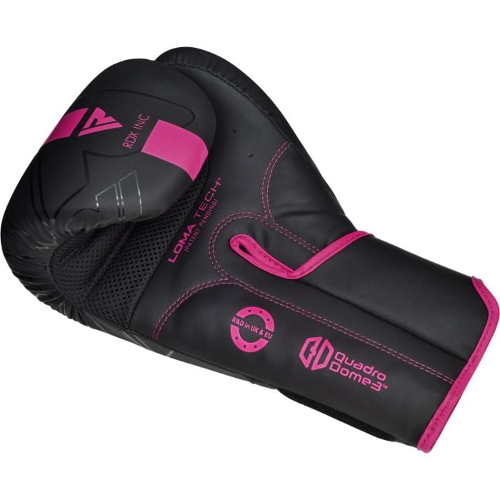 Rękawice bokserskie F6 Kara Pink - RDX 12 OZ