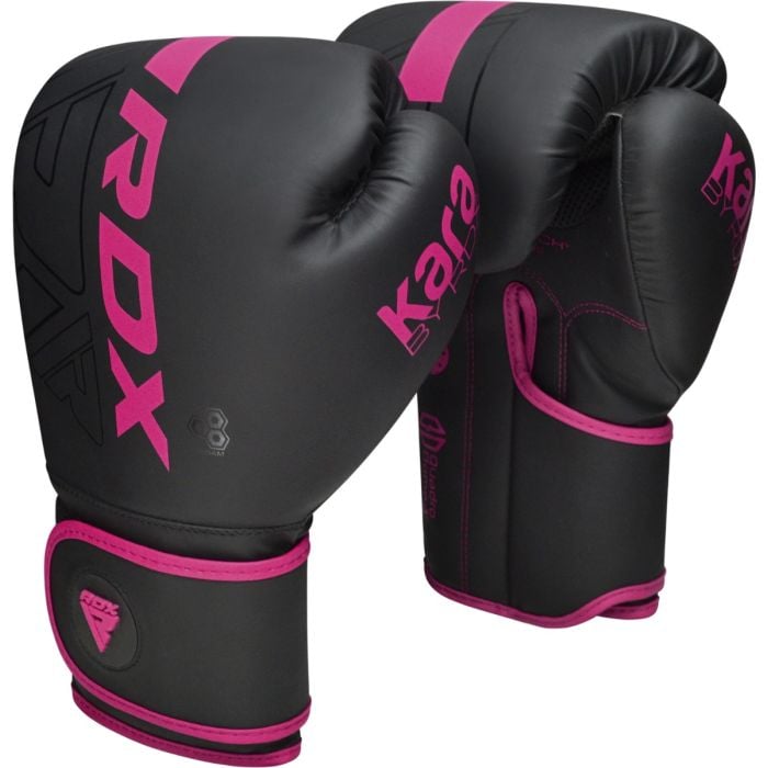 Rękawice bokserskie F6 Kara Pink - RDX 12 OZ