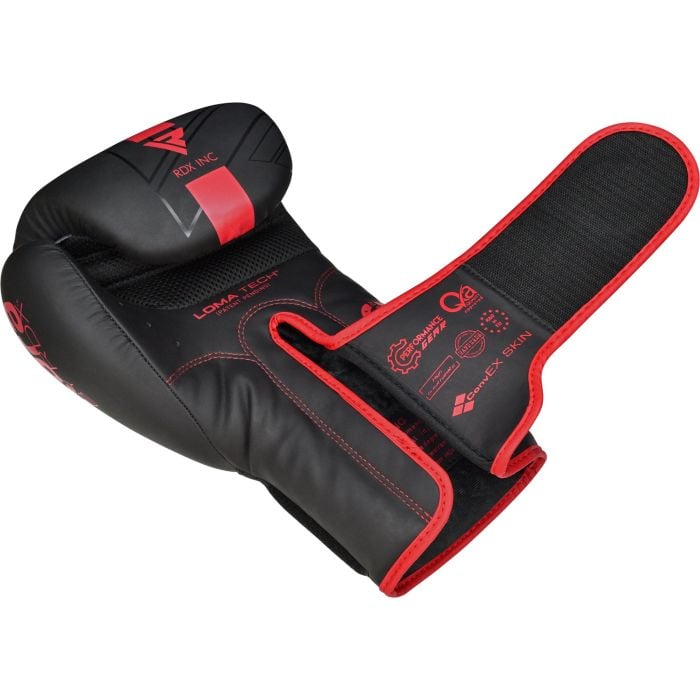 Rękawice bokserskie F6 Kara Red - RDX 16 OZ