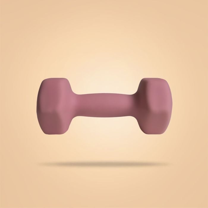 Neoprenowy hantel sześciokątny - BeastPink 4 kg