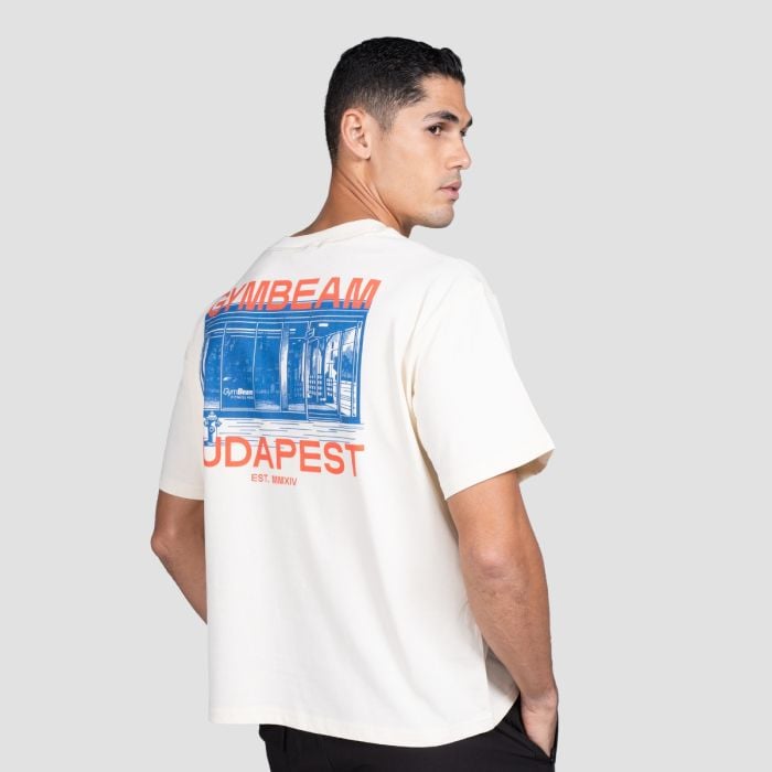 Koszulka Budapest Cream - GymBeam XXL