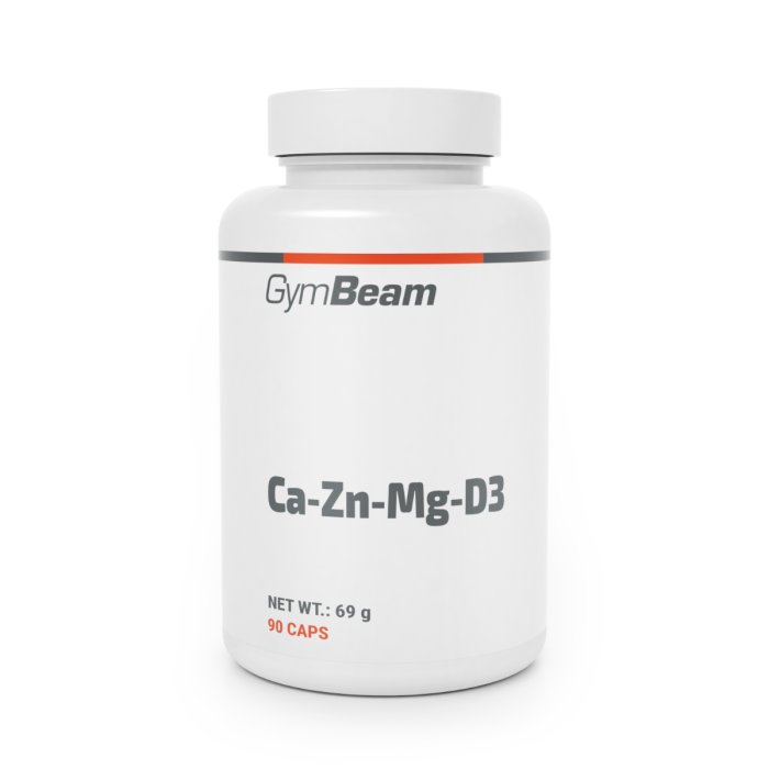 Wapń-Cynk-Magnez-Witamina D3 - GymBeam 90 kaps