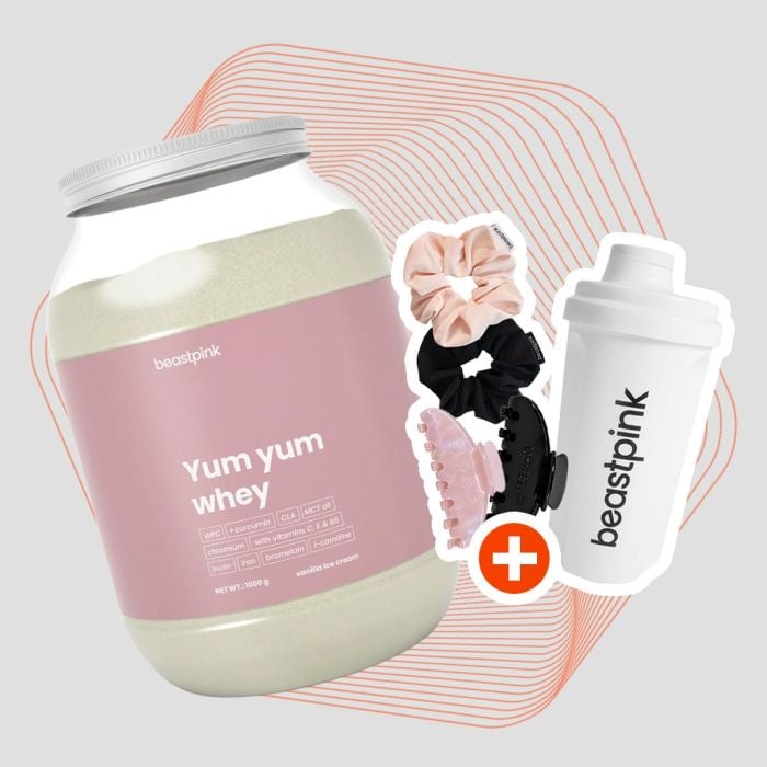 Białko Yum Yum Whey - BeastPink 1000 g - lody waniliowe