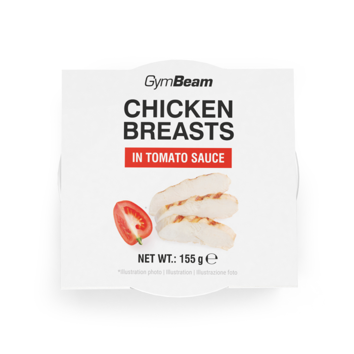Pierś z kurczaka w sosie pomidorowym - GymBeam 155 g