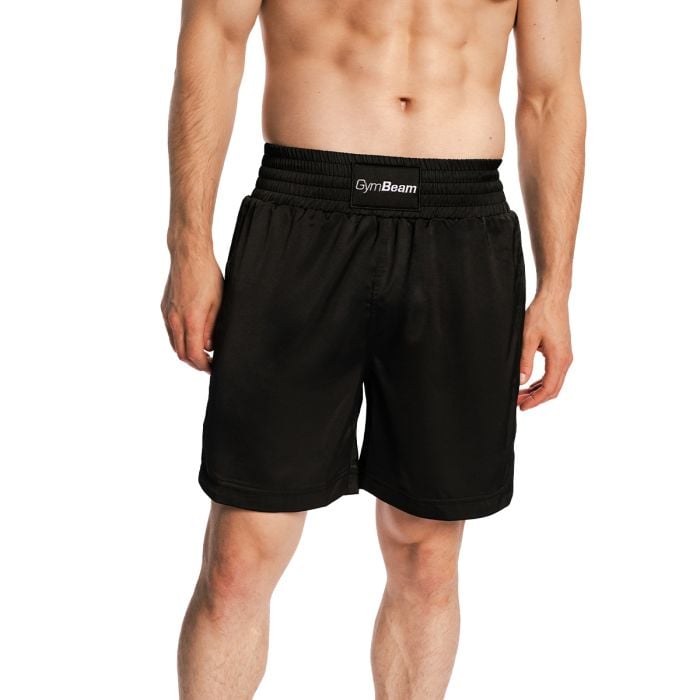 Spodenki Combat Boxing Black - GymBeam L