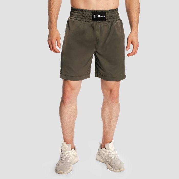 Spodenki Combat Boxing Olive Grey - GymBeam XL