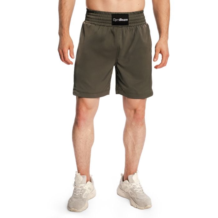 Spodenki Combat Boxing Olive Grey - GymBeam XL