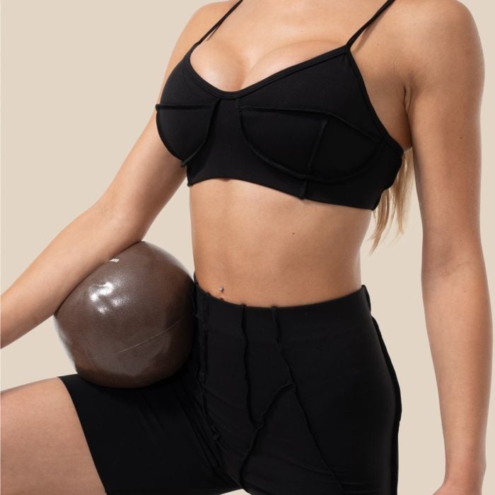 Biustonosz sportowy Cosmo Black - GymBeam L