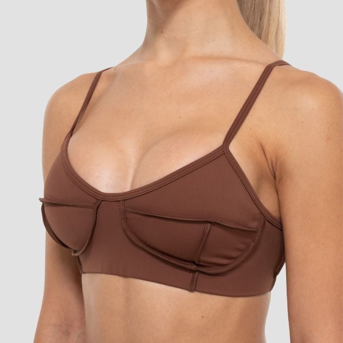 Biustonosz sportowy Cosmo Brown - GymBeam L