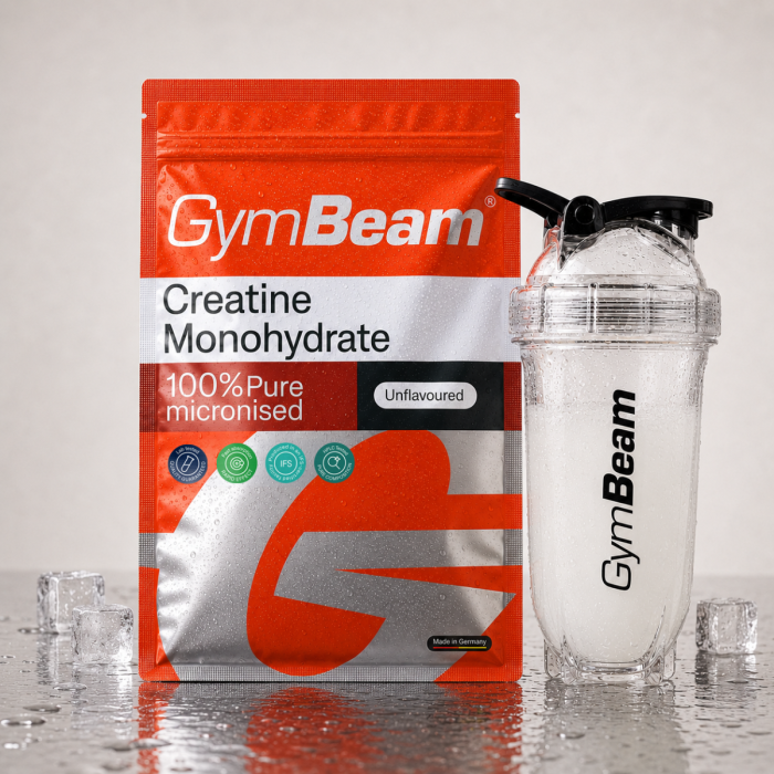 100% Monohydrat Kreatyny Mikronizowany - GymBeam 1000 g - bez smaku - 01