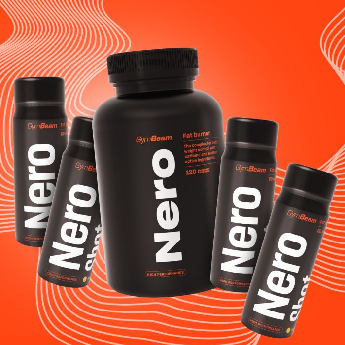 Nero - GymBeam bez smaku - 120 kaps
