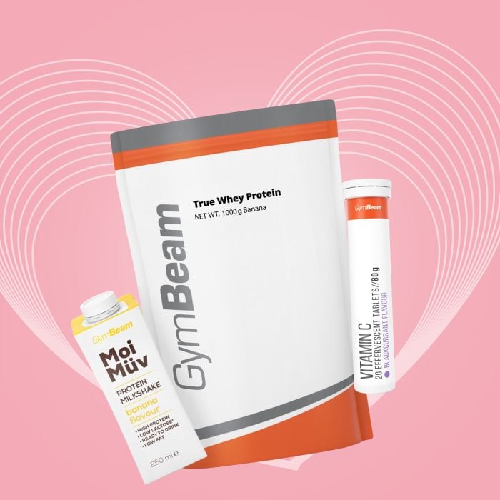 Białko serwatkowe True Whey - GymBeam 1000 g - biała czekolada - 00