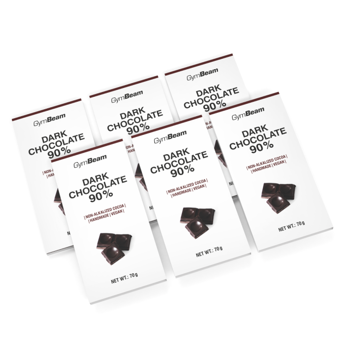 90% Gorzka Czekolada - GymBeam 70 g