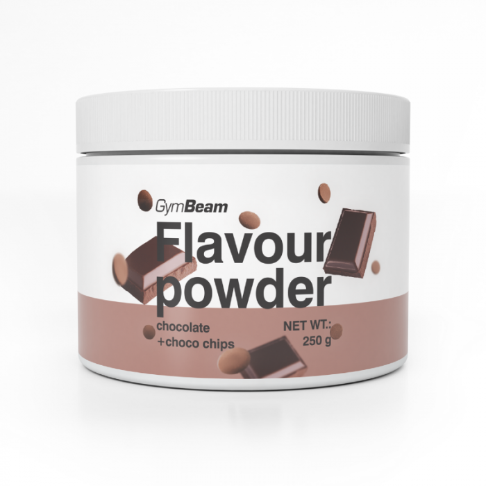 Flavour powder - GymBeam 250 g - czekolada orzech laskowy