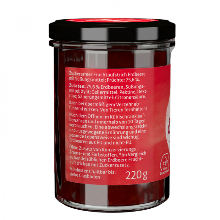 Dżem truskawkowy - Xucker 220 g