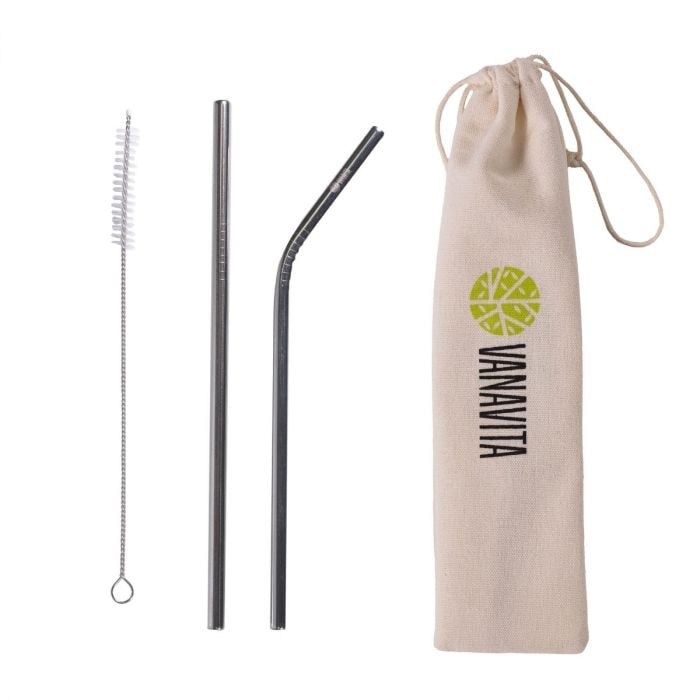 Słomki ze stali nierdzewnej - VanaVita single_variant