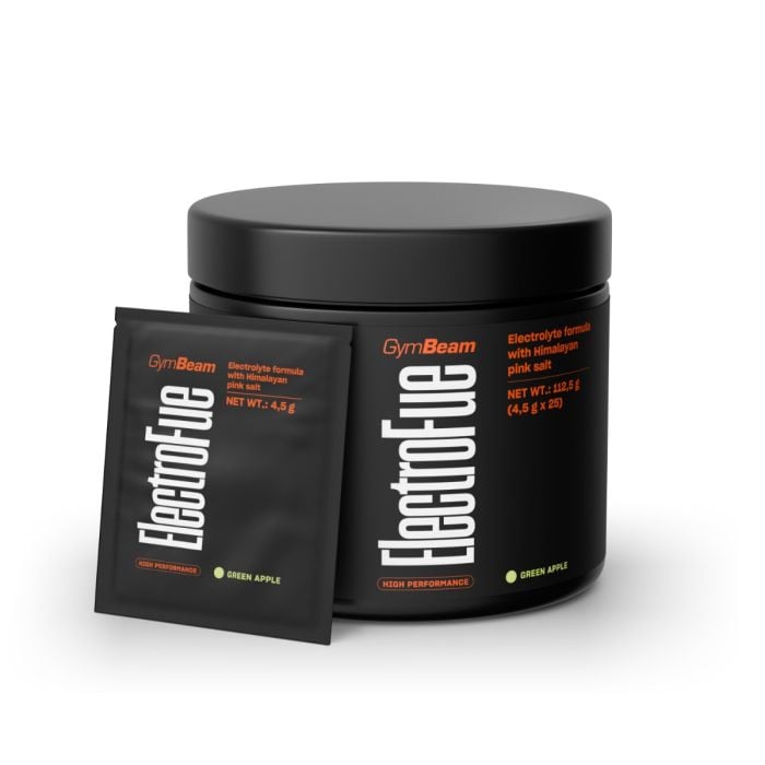 Saszetki ElectroFue - GymBeam 112,5 g - zielone jabłko