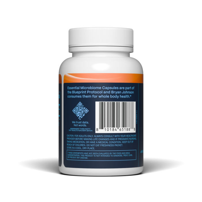 Essential Microbiome - Blueprint by Bryan Johnson 30 kaps