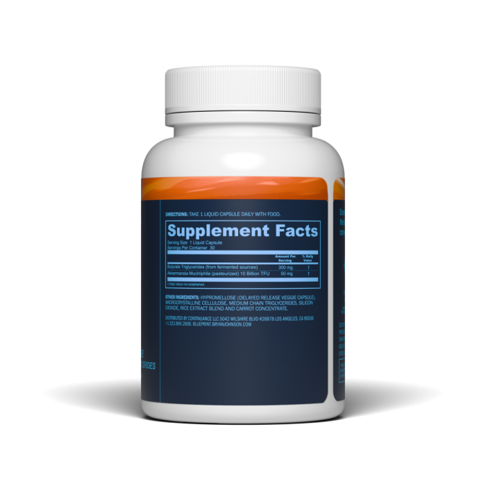Essential Microbiome - Blueprint by Bryan Johnson 30 kaps