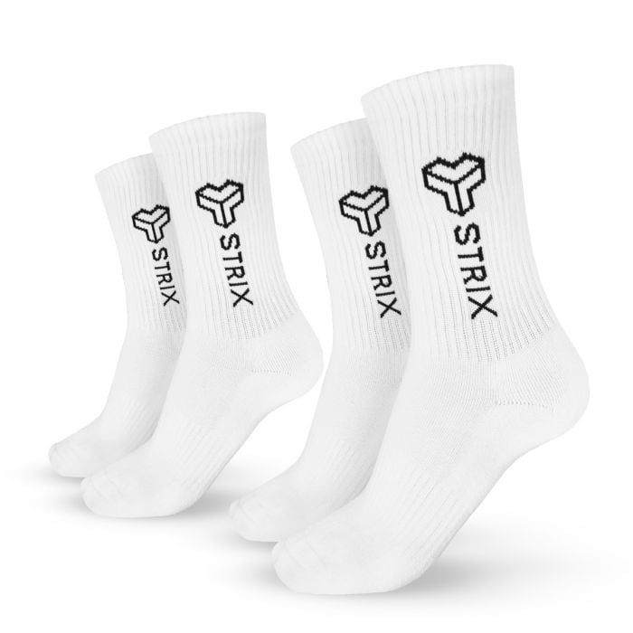 Skarpetki Essential Crew 2Pack White - STRIX M