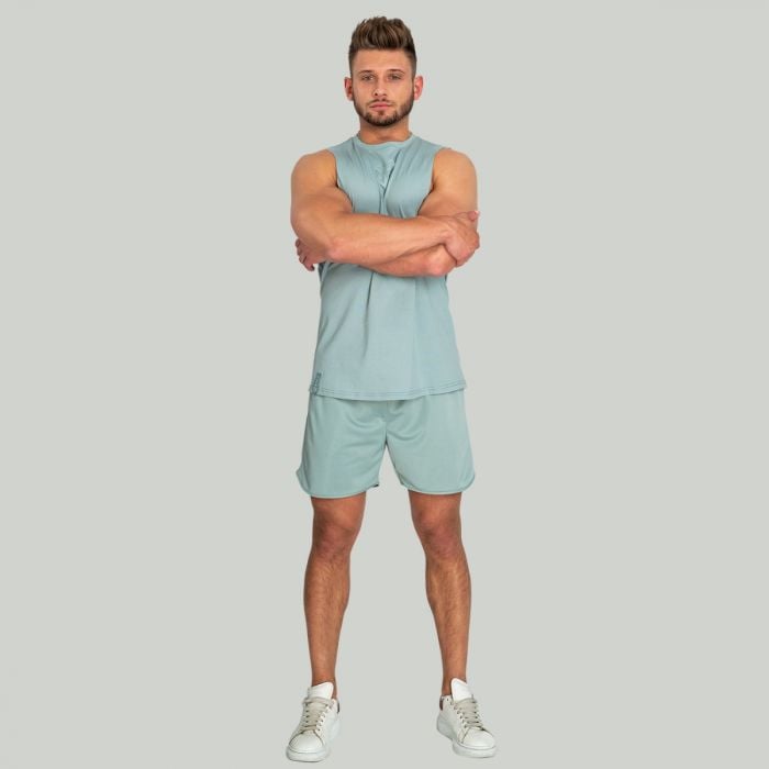 Koszulka Essential Cut-Off Stone Blue - STRIX XXL