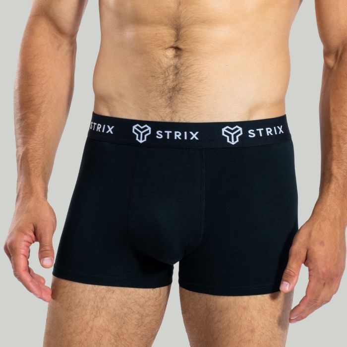 Męskie bokserki Essential Trunks 2Pack Black - STRIX XL