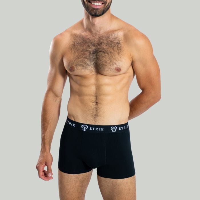 Męskie bokserki Essential Trunks 2Pack Black - STRIX XL