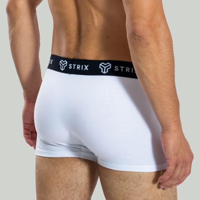 Męskie bokserki Essential Trunks 2Pack White - STRIX L