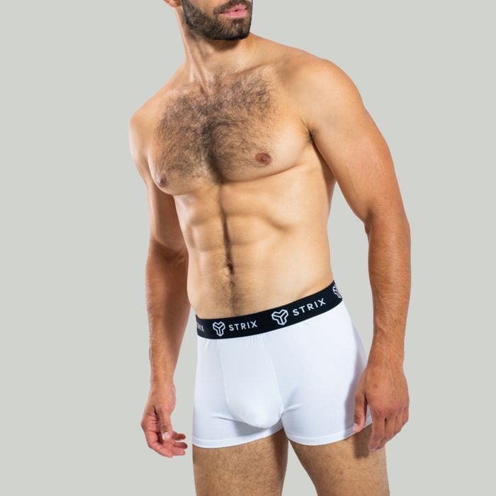 Męskie bokserki Essential Trunks 2Pack White - STRIX L