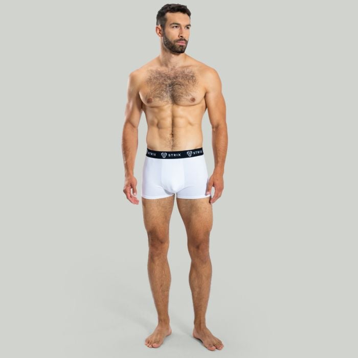 Męskie bokserki Essential Trunks 2Pack White - STRIX L